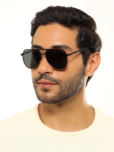 Image of EYEJACK by Voyage UV Protected & Polarized Aviator Sunglasses for Men & Women