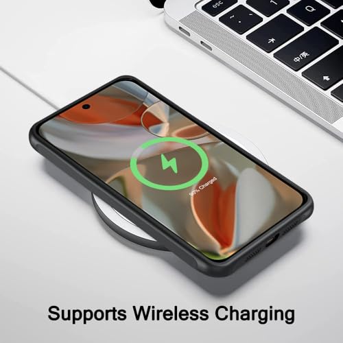Image of TheGiftKart Hybrid Matte Frosted Translucent Back Cover Case for Google Pixel 9 Pro | Shockproof Design | Camera Protection Module | Hard Back Cover Case for Google Pixel 9 Pro (PC & TPU, Frost Black)