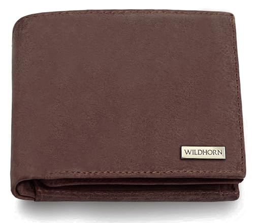 Image of WildHorn Rfid Protected Leather Wallet For Men, Brown
