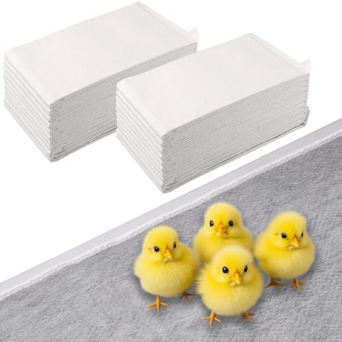 20 PCS Chick Brooder Liners Chick Bedding Bamboo Charcoal