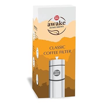 Fresh & Honest Awake Classic Filter Coffee Maker 300ml, Stainless Steel
