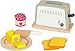 Produktbild goki 51507 - Toaster - Spielset - Zubehör für Kinderküche und Kaufladen, aus Holz
