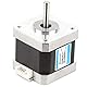 Schrittmotor, 24 V/1,5 A Nema 17 2-Phasen-Schrittmotor Schrittmotorsteuerung 0,4 Nm 1,8 ° Industriesteuerung Schrittmotor Schrittmotor