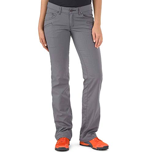 5.11 Tactical Women's FlexTac Stretch Fabric Cirrus Pants, Full Gusseted Crotch, Storm, 0/Long
