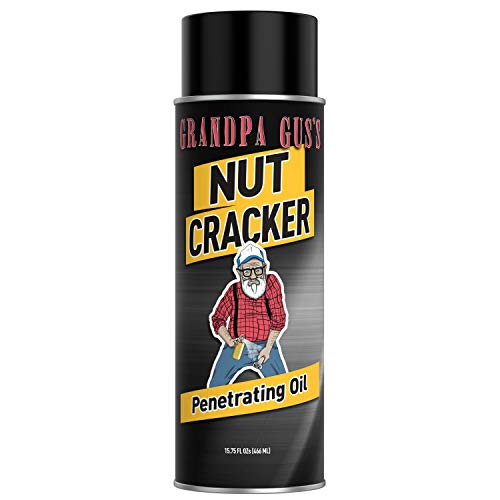Grandpa Gus's Nut Cracker, Multi-Purpose Foaming Rust Penetrant/Lubricant/Remover On Moving Parts, Lasting Corrosion Protection & Prevention, Temperature Resistance, 15.75 Oz Aerosol Can (Pack of 1)