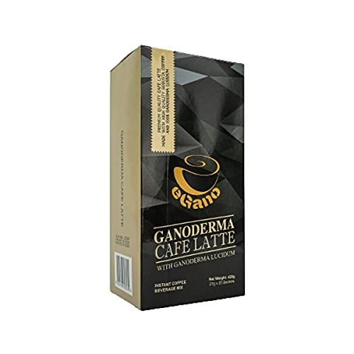 Café latte Ganoderma eGano extracto natural instantáneo 20 sobres 21g bienestar diario 5