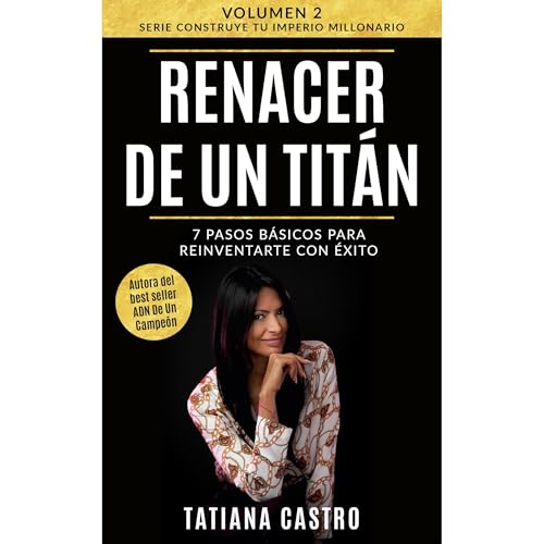 Renacer De Un Tit&aacute;n Audiolibro Por Tatiana Castro arte de portada