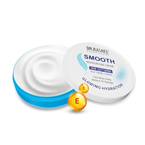 Image of DR.Rashel Smooth Moisturizer Face Cream For winter, Instant Hydration, Non-Greasy /oily Cream With Glycerin & Jojoba Oil, 75 Ml