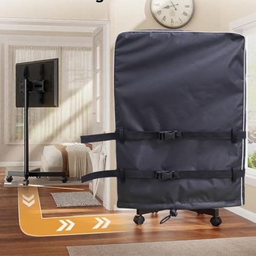 Housse de support de télévision à roulettes grand format pour écran extérieur - 5
