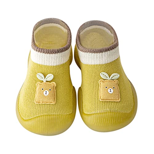 Toddler Shoes for Girls Kids Cute Classic Classic Cute Cartoon Crib Floor Shoes Prewalker Soft Kid Baby Flower Shoes