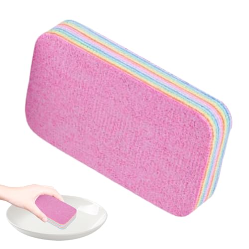 Raypontia Esponja De Microfibra En Capas | Esponjas Despegables De Microfibra | Limpiafregona Despegable Absorbente para Baño Cocina Hogar Vajilla Ventanas