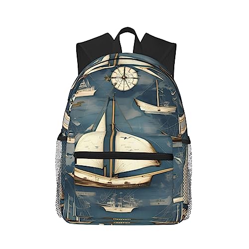 Sac à dos nautique noir léger One Size pour homme et femme