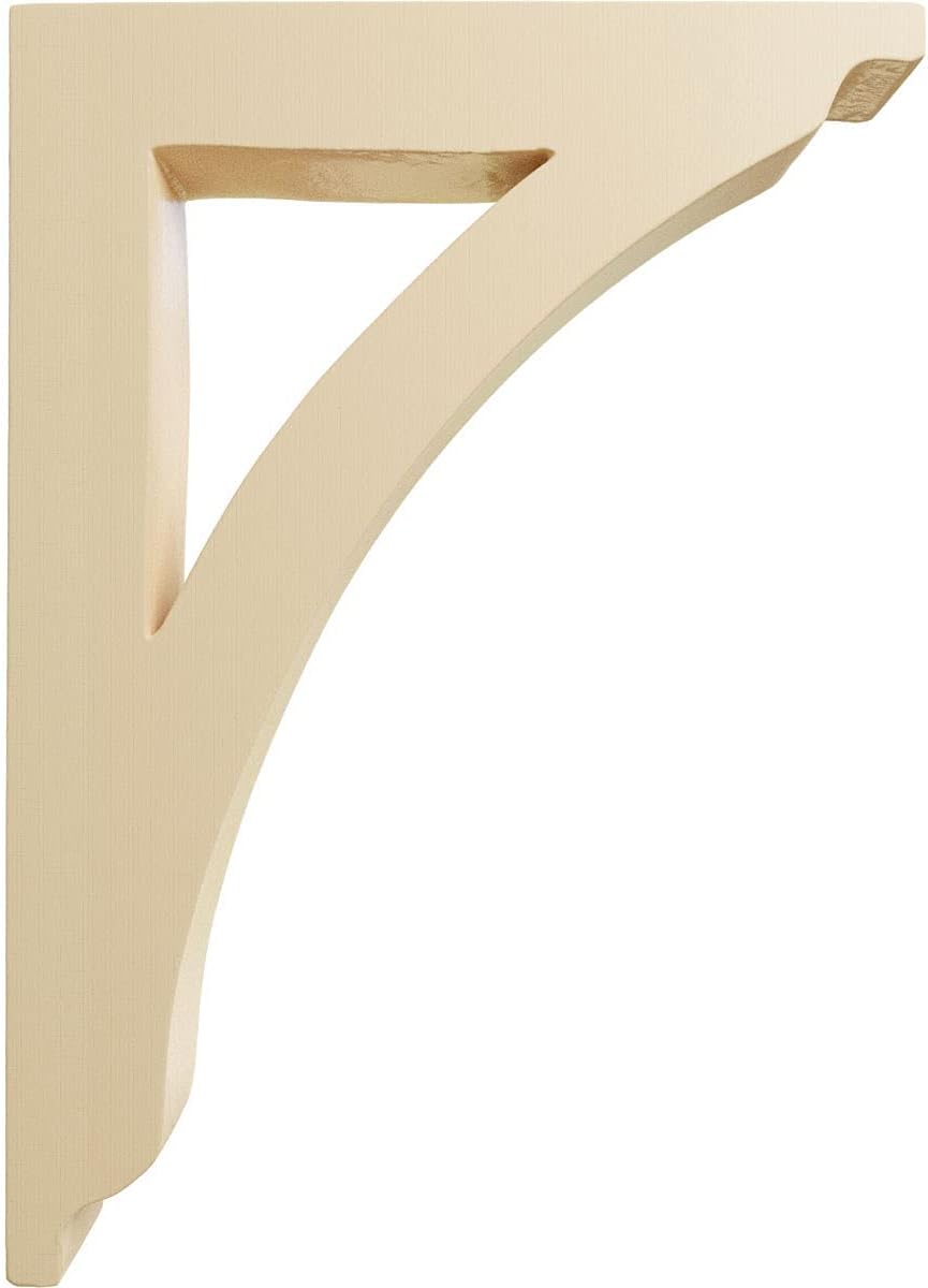 Weekly Top Sale Ekena Millwork BKTW01X07X10THMA-CASE-6 Thorton Wood Bracket, 1 3/4W x 7 1/2D x 10 1/2H, Maple, 6 Count Creative Product Ekena Millwork BKTW01X07X10THMA-CASE-6 Thorton Wood Bracket, 1 3/4W x 7 1/2D x 10 1/2H, Maple, 6 Count