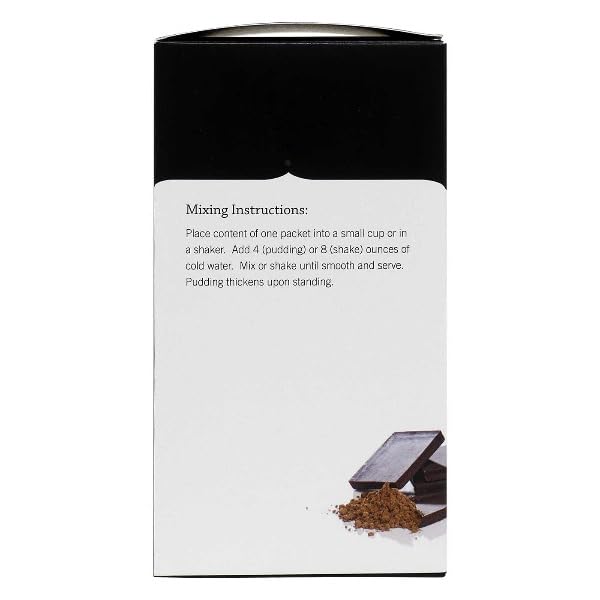 Image of ProteinWise - Dark Chocolate Meal Replacement Shake or Pudding Mix - 7 /Box