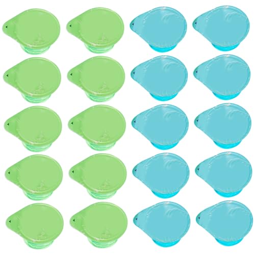 Mini enjuague bucal de 20 piezas, 13 ml de enjuague bucal portátil individual, elementos esenciales de la casa libres de alcohol, té de menta+jazmín