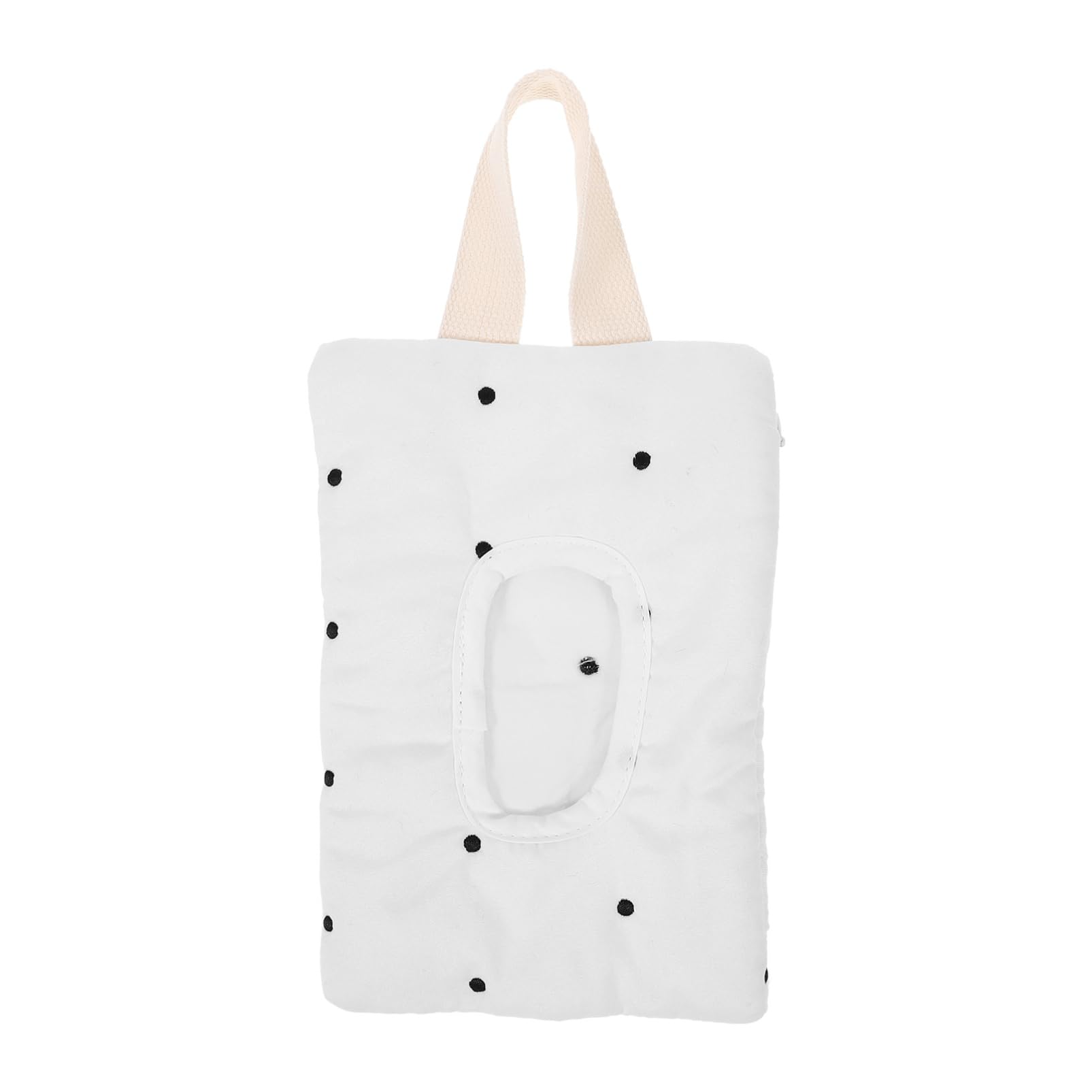 ibasenice 4piezas Dispositivo Colgante Para Húmedas Bolsa Para Wipes De Organizador De Para Coche Accesorio Práctico Para Cambios De Diseño Puntos y Negros