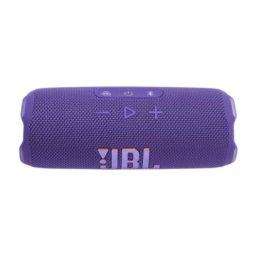 Image of JBL Flip 7 Wireless Portable Bluetooth Speaker, 16 Hours Battery Life, IP68 Waterproof, Dust and Shockproof, Pro Sound with AI Boost, Auracast Multi-Speaker Connection, Purple