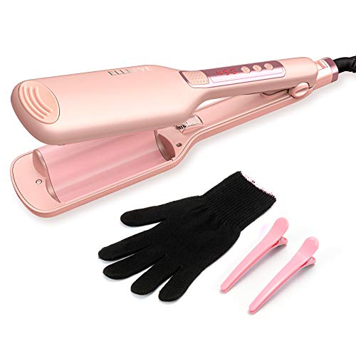 ELLESYE Hair Waver Iron with 14 Temperatures for Mermaid Hair Wave, 1 inch/25 mm Hair Crimpers and Wavers with Negative Ion for Satin-Smooth Styling - Thumbnail 5