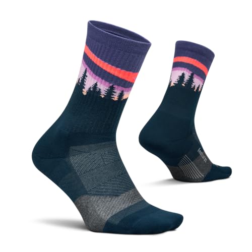Image of Feetures Trail Max Cushion Mini Crew Sock - Hiking Socks for Men & Women