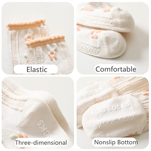 Baby Girl Non Slip Knee High Socks Newborn Toddler Princess Tube Stockings with Grips Anti-Skid Infants Dress Socks3