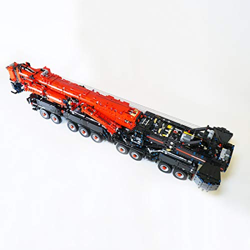BBDI Technik Fernbedienung Kran Bausteine für LTM 11200, RC Kran LKW Modell Mobiler Schwerlastkran Klemmbausteine, Groß… – Bild 6