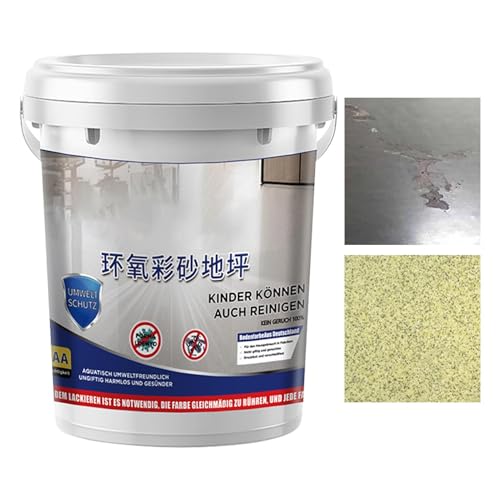 Pintura Epoxi para Pisos de Concreto - Revestimiento Impermeable, Sellador de Superficies de Secado Rápido, Resina Industrial, Cubierta Protectora de Esmalte Antideslizante Resistente a Químicos