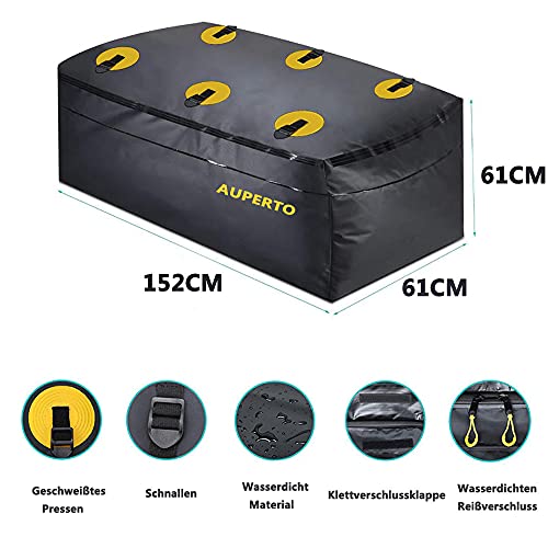 Sac pour porte-bagages sur attelage - 580 L - Étanche et robuste – Image 3