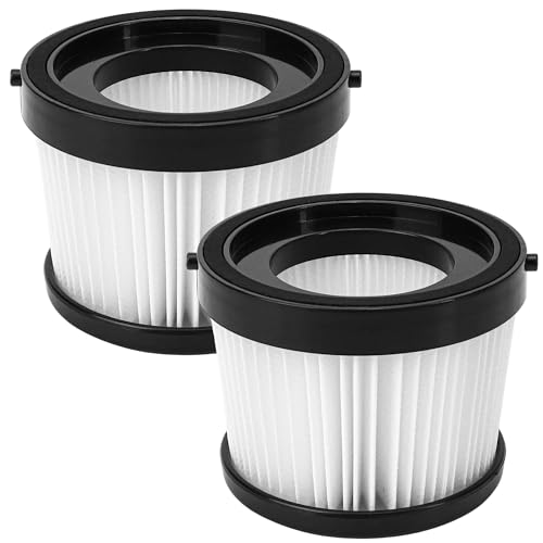 2 Pack Replacement HEPA Filters for DEWALT 20V DCV501LN Replace DCV5011H, DCV501HB Cordless Handheld Vacuum Cleaner Parts, Washable and Reusable Filter