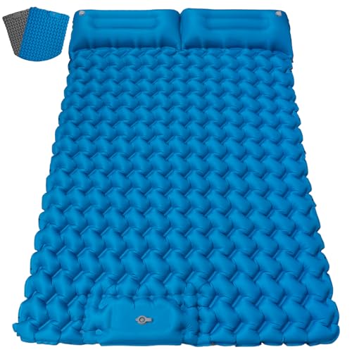Sleeping Pad Double 200x130 cm Ultralight Inflatable Camping Mat Outdoor