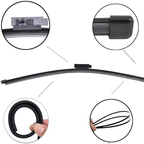 Limpiaparabrisas BMW Serie 3 E91 escobillas delanteras para conductor LHD y RHD 6
