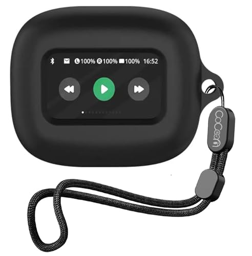 Image of Silicone Case Cover for Live Beam 3 | Live Flex 3 | Live Buds 3 (Lanyard,Black)