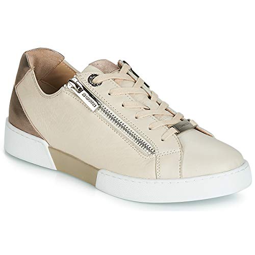 Martin Zapatillas Cuero para Mujer Beige Beige Color Beige Talla