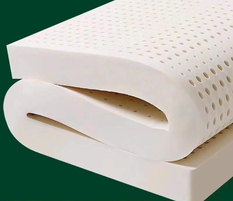 Materasso ipoallergenico in lattice naturale – raffreddamento 10 cm di spessore con supporto PC, dimensioni 100 x 190 cm, perfetto per chi soffre di allergie e sonno confortevole