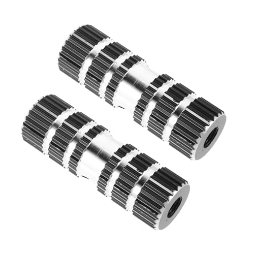 WHAMVOX 1Pair Aluminum Alloy Bicycle Foot Peg Extension Durable Rear Footrest for Mountain Bikes Extended Design for Comfort Easy Installation Solid Construction Versatile Use for Biking