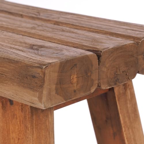 Tabouret en bois de teck pour surélever les plantes du sol - 7