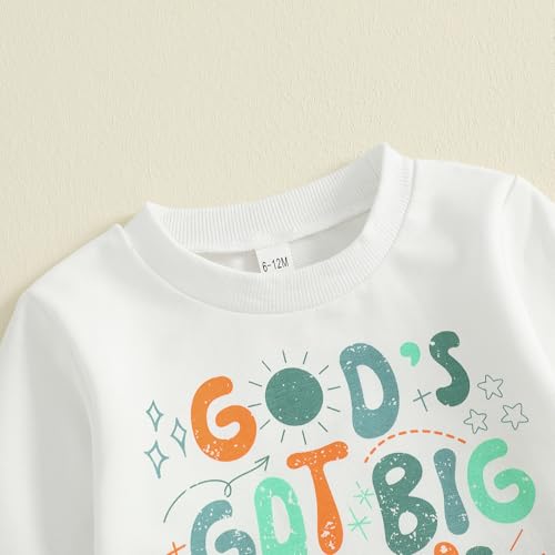 Murnouche Toddler Baby Boy Clothes Fall Winter Outfits Long Sleeve Sweatshirt Casual Pants Set3