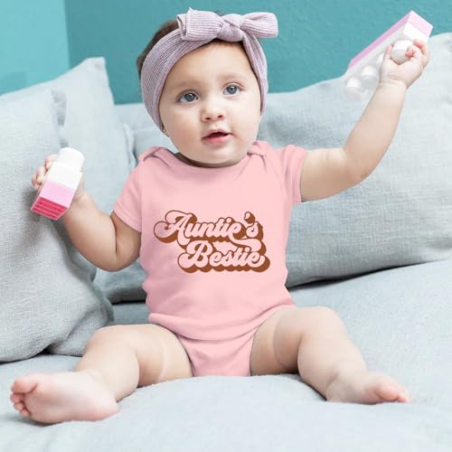 listery Auntie Bodysuit Aunties Bestie Baby Clothes Girl Boy I Love My Auntie Newborn Infant3
