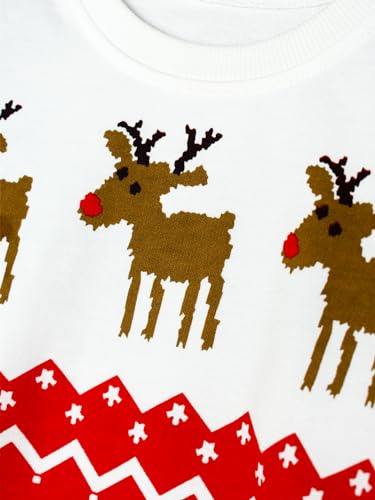 Image of HILEELANG Toddler Boy Sweatshirts Crewneck Long Sleeve Pullover Cotton Graphic Christmas Clothing