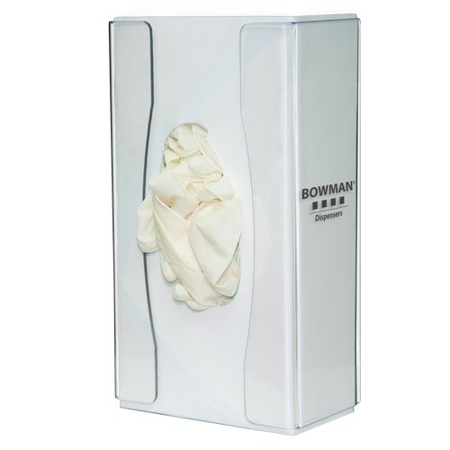 BOWMAN - Glove Box Dispenser - Single - Food Service - Narrow 5.08"W x 9.10"H x 2.95"D (2 Pack)