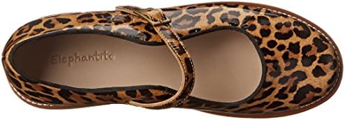 Elephantito Girl's Mary Jane W Buckle Flat, PTN Leopard, 3 M US Little Kid | Image 4