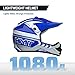 ROOZO Youth Kids Dirt Bike Helmet DOT Certified - Full Face Motorcycle Helmet for Off-Road, ATV, Street Riding, Includes Adjustable Goggles & Protective Gloves