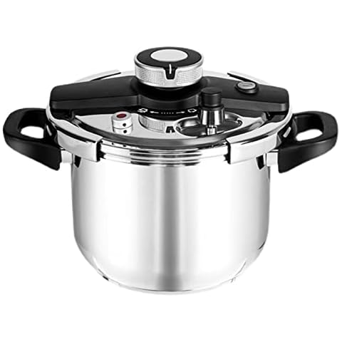 CukYi Stainless Steel Kitchen Pressure Cooker Cookware Soup Meats Pot Pressure Cooker Outdoor Camping Cook Tool Steamer (Color : 6L) Cover