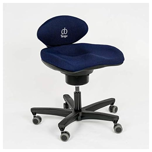 CoreChair Tango Ergonomic Active-Sitting Office Chair | Patented Design to Promote Movement to Build Core Strength and Posture (Blue)