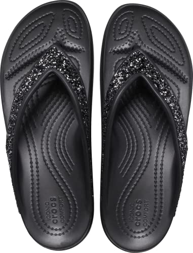 Crocs womens Sloane Glitter Flip4