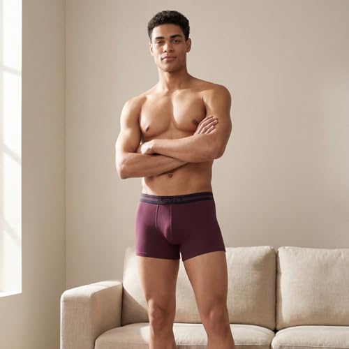Image of Levi's 003 Classic Trunk for Men | 100% Pure Cotton | Solid | Durable Comfort | Breathable Men's Underwear | Anti-Roll Waistband | Extra Supportive Gusset | No Ride-Up Leg Fit | Pack of 1