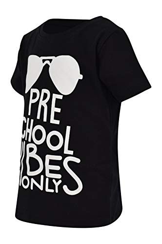 Image of Unique Baby Boys Preschool Vibes Only Back to School T Shirt