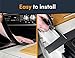 Linda’s Essentials Silicone Stove Gap Covers (2 Pack), Heat Resistant Oven Gap Filler Seals Gaps Between Stovetop and Counter, Easy to Clean Stove Gap Guard (21 Inches, Black)