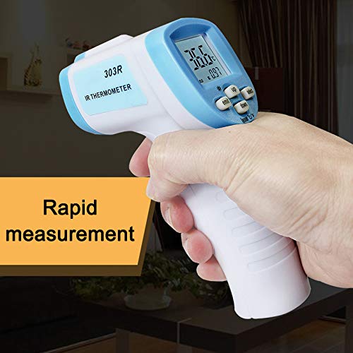 ALEXTREME Baby Thermometer Forehead Digital Infrared Thermometer Body Temporal Basal Temperature Measurement Tool for Fever, for Kids, Children, Adults, Infants, Toddlers, New Version (E)