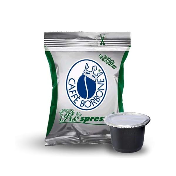 CAFFÈ BORBONE Dek - 50 Cápsulas Descafeinadas Compatibles con Nespresso