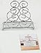 Home Basics Scroll Collection Steel Napkin Holder, Freestanding Tissue Dispenser Organizer for Kitchen Countertop, Durable, Sturdy, Home Décor, Chrome